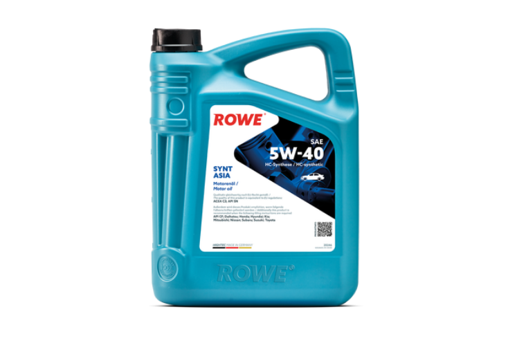 Масло моторное 5W40 ROWE 4л HIGHTEC SYNT ASIA C3A3B4