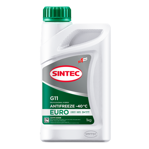 Антифриз SINTEC EURO зеленый G11 1кг